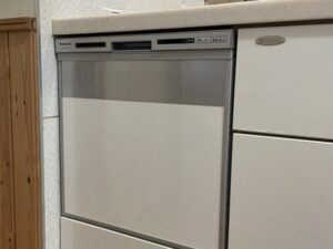 愛媛キッチン取付け隊　スライドオープン食洗機の取替　施工後